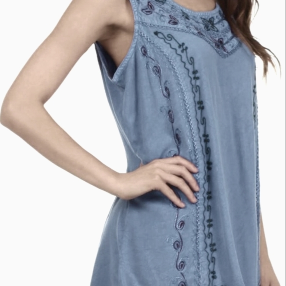 Sakkas Anika Stonewashed Rayon Blouse